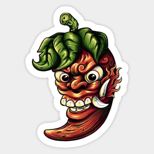 Chilli Illustration Sticker